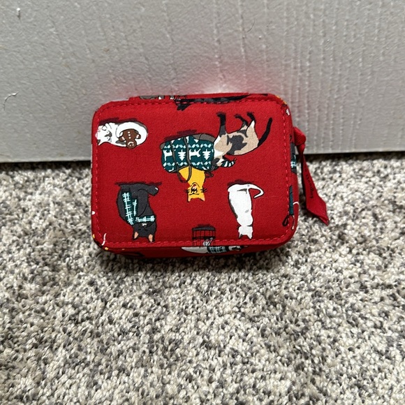 Vera Bradley Travel Pill Case Zip Close 7 day & Zip Pouch - Picture 3 of 4